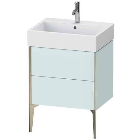 Xviu Floor Standing Vanity Unit Light Blue Matt